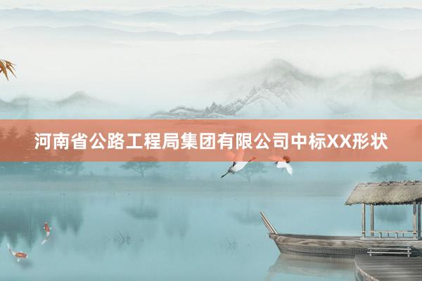 河南省公路工程局集团有限公司中标XX形状